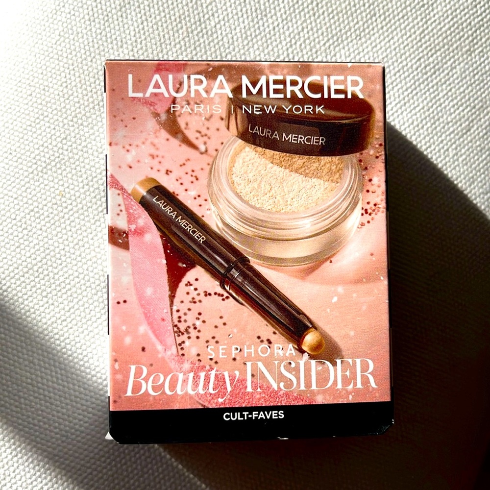 Laura Mercier Deluxe Sample Translucent Setting Powder & Caviar Stick Eye Shadow